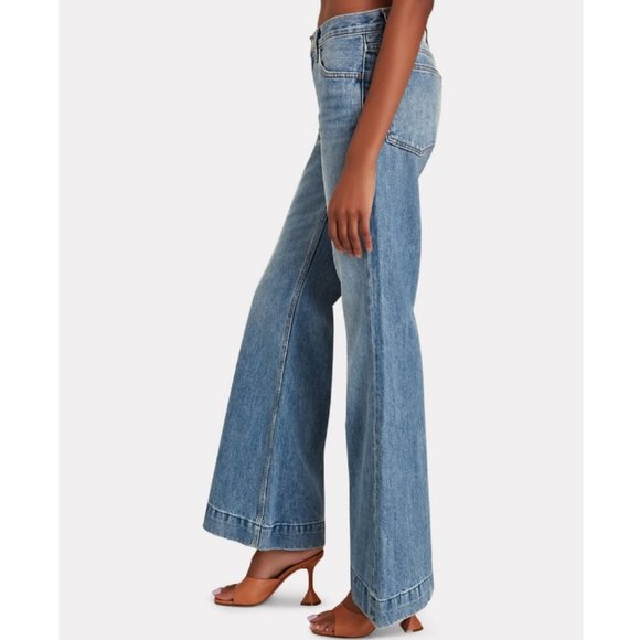 NWT RE/DONE Flared Jeans in Lake Blue sz 29 - Picture 3 of 16